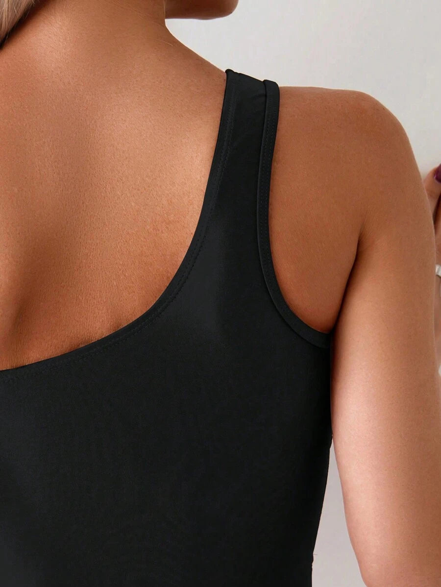Maiô One Shoulder Bronze