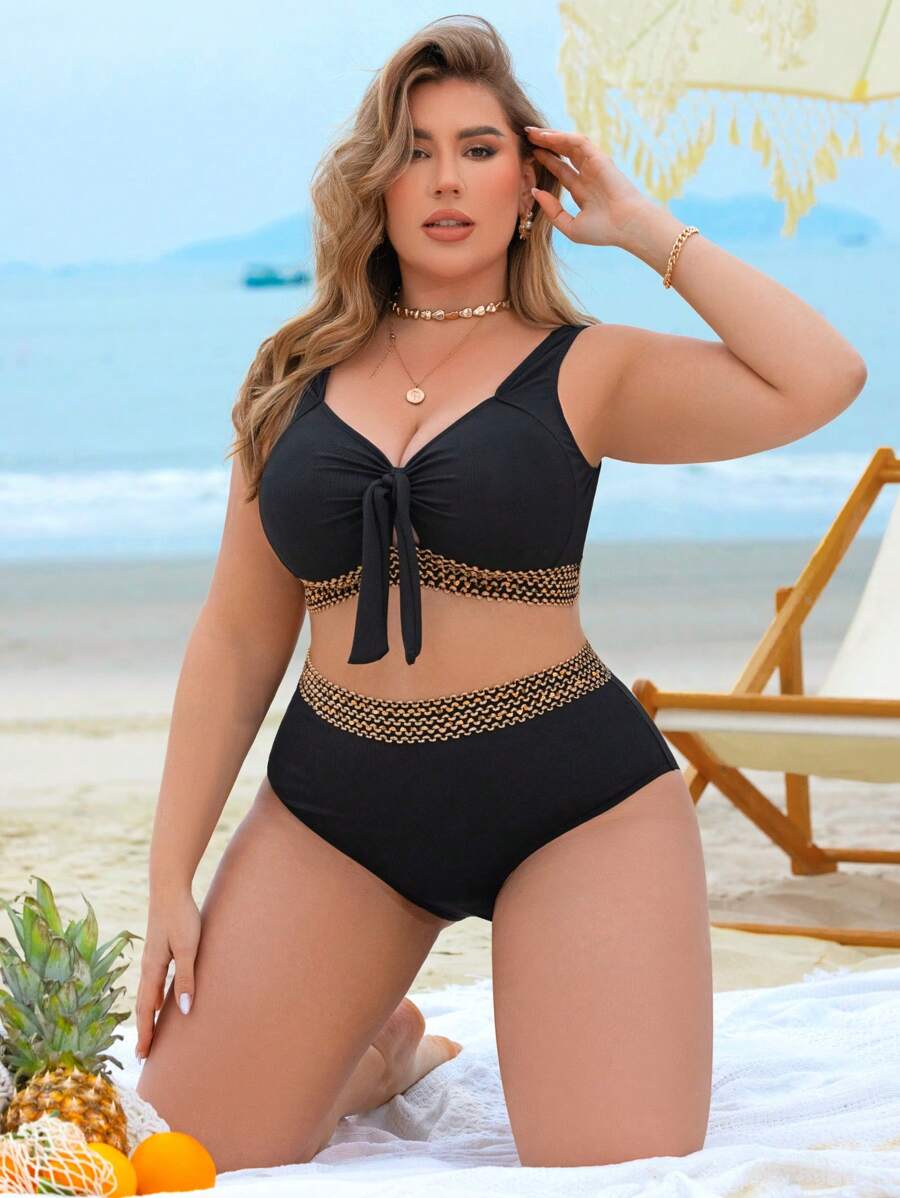 Biquíni Plus Size Elegance Tie