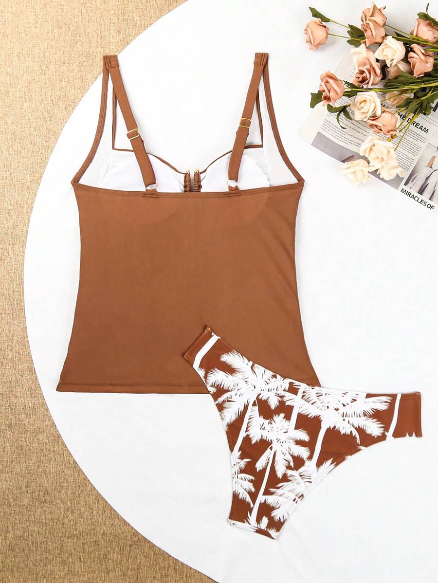 Biquíni Tankini Elegance Tropical