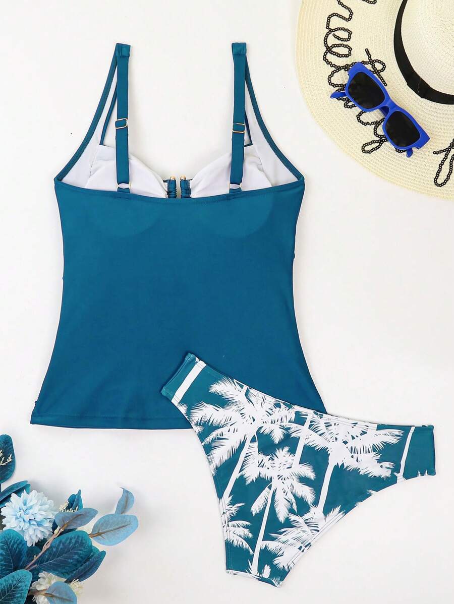 Biquíni Tankini Elegance Tropical