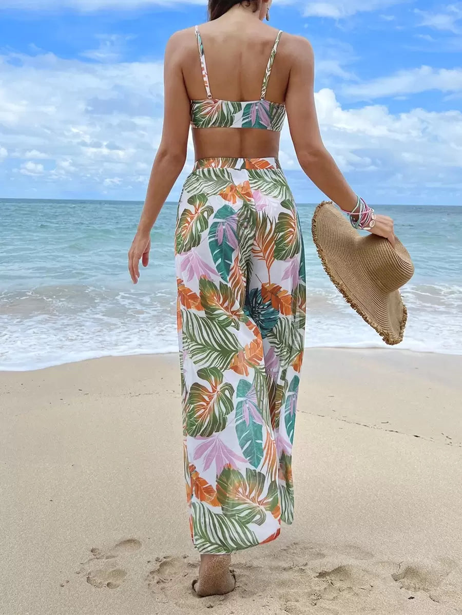 Conjunto Praia Tropical Breeze 3 Peças