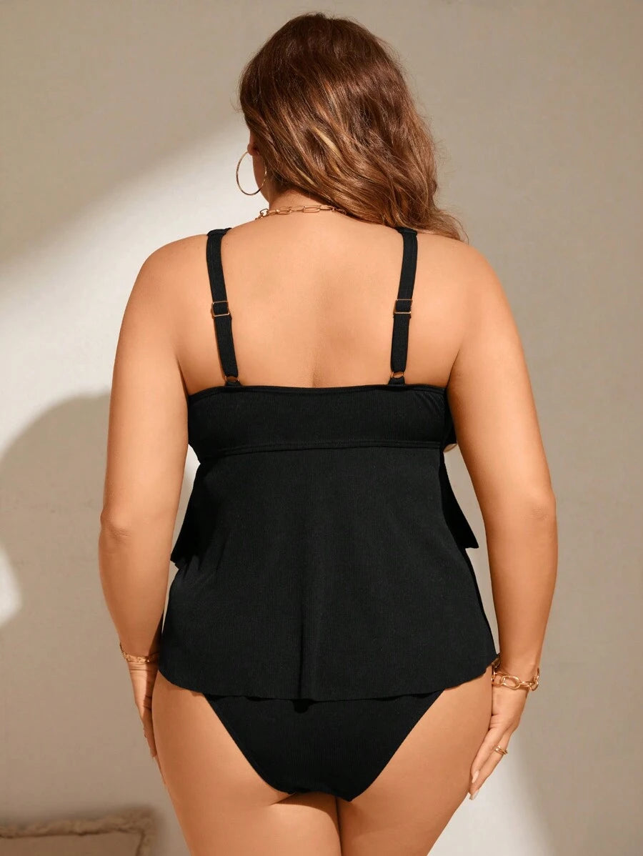 Maiô Babado Elegance Plus Size