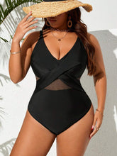 Maiô Plus Size Cross Glam