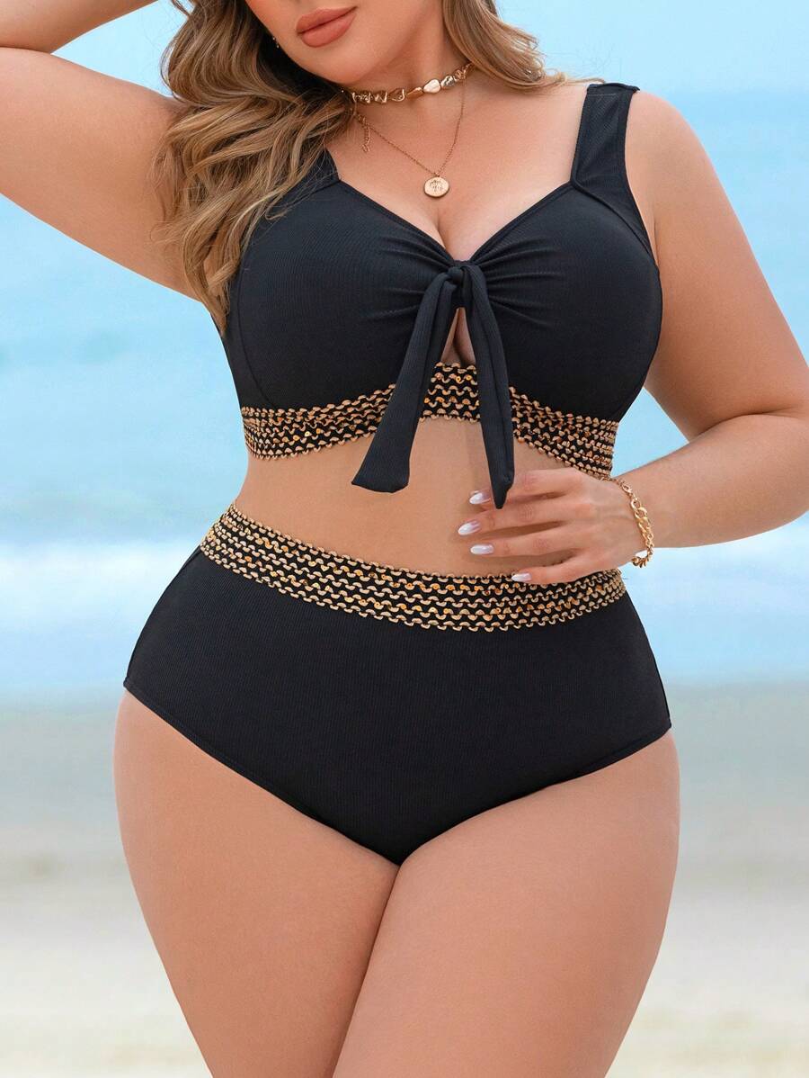 Biquíni Plus Size Elegance Tie
