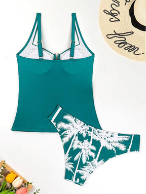 Biquíni Tankini Elegance Tropical